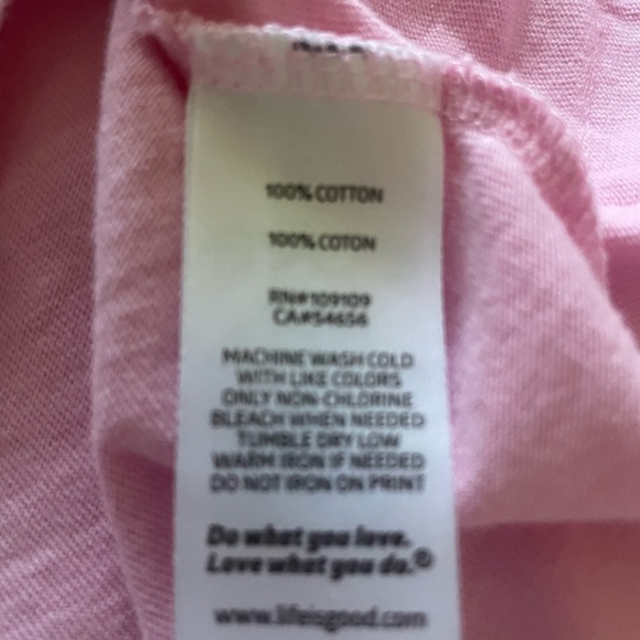 🌸Life is Good Women's Every Day is Saturday Crusher Tee Size Medium - Picture 6 of 6